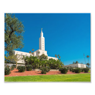 10" x 8" Professional Photo LDS Los Angeles Temple
