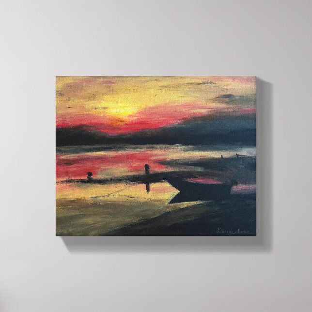 10" x 8" x .75" Stretched Canvas Print (Front)
