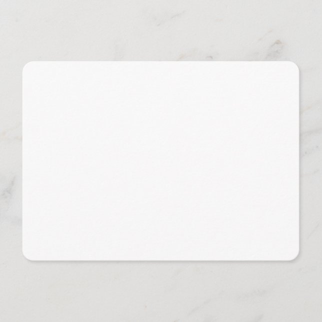 10 x Rounded Wedding Enclosure Cards 4.5" x 6.25" (Front)