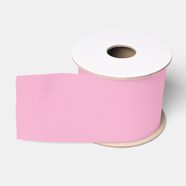 10 Yard Spool, Pink 3" Wide Grosgrain Ribbon  (Spool)