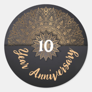 10 Year Anniversary Envelope Seal