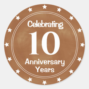 10 Year Anniversary Envelope Seal