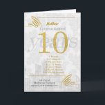 10 Year Employee Anniversary Business Elegance Holiday Card<br><div class="desc">When an employee has dedicated ten-years of service to your company,  give them this personalised business greeting for their employment anniversary to congratulate them on their faithful service to making your business successful.</div>