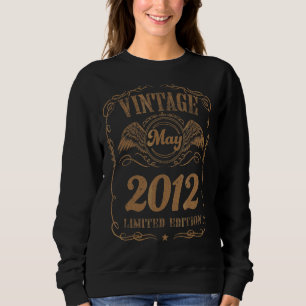 10 Year Old 10th Birthday Vintage May 2012 Sweatshirt