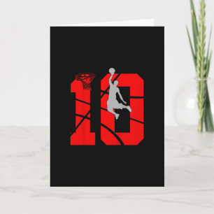 10 Year Old 10th Sketll Birthday Partytheme Boys G Card