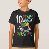 10 Year Old Birthday Boy Or Girl Autism Awareness