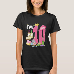 10 Year Old Birthday Girls 10th Spa Birthday Theme T-Shirt