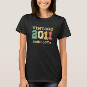 10 Year Old Born In 2011 10th Birthday T-Shirt