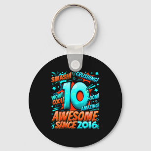 10 Year Old For Boys 10th Birthday Boy 10 Year Old Key Ring