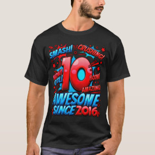 10 Year Old For Boys 10th Birthday Boy 10 Year Old T-Shirt