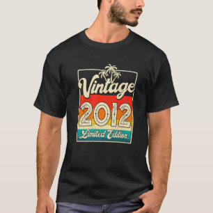 10 Year Old Gifts Vintage 2012 Limited Edition 10T T-Shirt