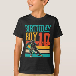10 Year Old Ice Hockey Themed 10th Birthday Party  T-Shirt
