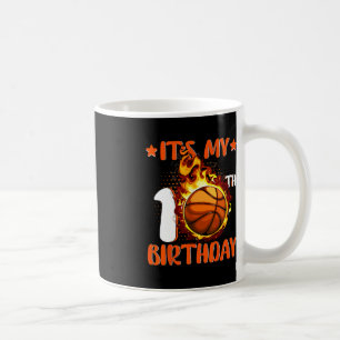 10 Year Old It's My 10th Birthday Basketball Coffee Mug