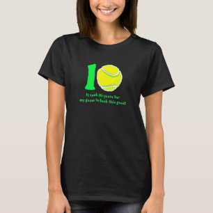 10 Year Old Tennis Player 2012 10th Birthday T-Shirt