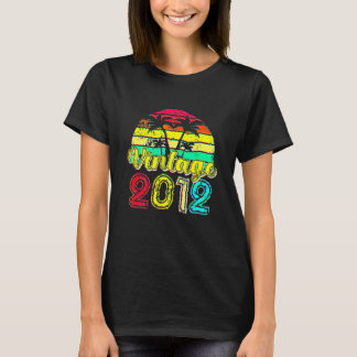 10 Year Old Vintage 2012 Retro 10th Birthday Boys  T-Shirt