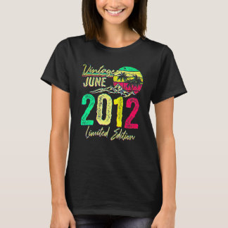 10 Year Old Vintage June 2012  10th Birthday T-Shirt