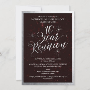10 Year Reunion Alumni Invitation