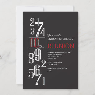 10 Year Reunion Invitation
