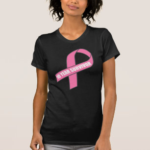 10 Year Survivor (Breast Cancer Pink Ribbon) T-Shirt