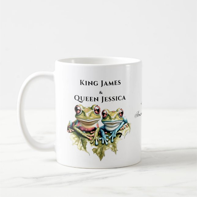 10 Year Wedding Anniversary Garden Casual Party Coffee Mug (Left)