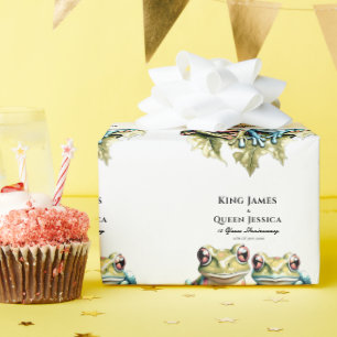 10 Year Wedding Anniversary Garden Casual Party Wrapping Paper