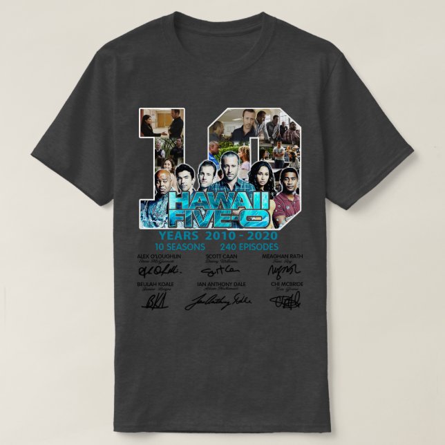 10 Years 2010 2020 Signatures 2 TShirt (Design Front)
