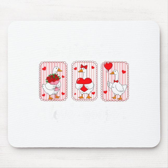 10 Years His Valentine _ Anniversary Couples Valen Mouse Mat (Front)