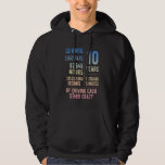 10 Years Married Funny 10th Wedding Anniversary  1 Hoodie<br><div class="desc">10 Years Married Funny 10th Wedding Anniversary  1</div>