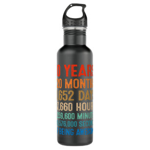 10 Years Of Being Awesome 10th Birthday Boys Girls 710 Ml Water Bottle