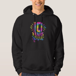 10 Years Of Being Awesome 10th Birthday Girls Hoodie