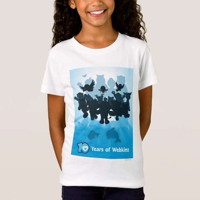 10 Years of Webkinz Silhouette T-Shirt (Front)