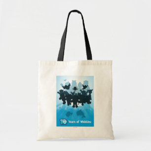 10 Years of Webkinz Silhouette Tote Bag