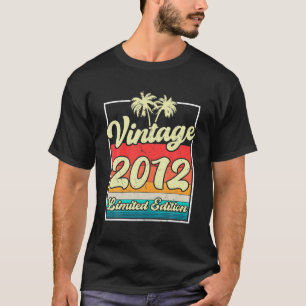 10 Years Old Bday Born In 2012 Vintage 10Th Birthd T-Shirt