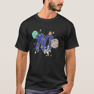 10 Years Old Birthday Boy  Astronaut 10th Birthday T-Shirt