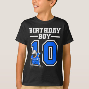 10 Years Old Boy Ice Hockey Player 10th Birthday K T-Shirt