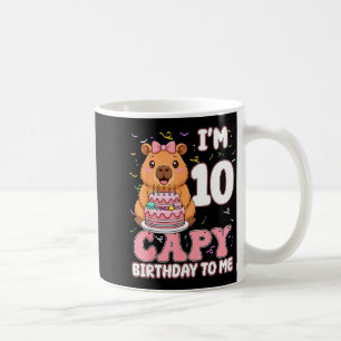 10 Years Old Capy Birthday To Me 10th Birthday Cap Coffee Mug