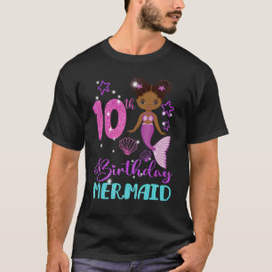 10 Years Old Gifts Birthday Girl 10th Birthday Mer T-Shirt