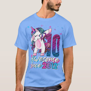 10 Years Old Gifts Unicorn Dabbing 10th Birthday U T-Shirt