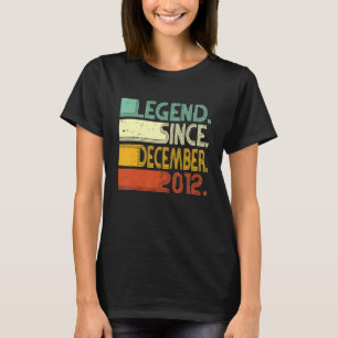 10 Years Old  Legend Since December 2012 10th Birt T-Shirt