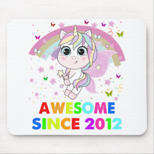 10 Years Old Unicorn Cutie 10th Birthday Unicorn G Mouse Mat