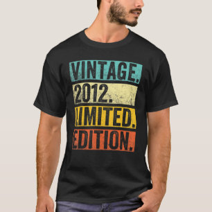 10 Years Old Vintage 2012 10th Birthday T-Shirt