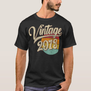 10 Years Old Vintage 2013  10th Birthday T-Shirt