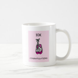 10K Congratulations for Female Runner. Coffee Mug