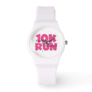 10K Run Pink Sports Running Watch