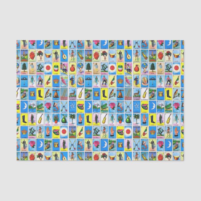 10lb Tissue Paper, LoteriaFest Tissue Paper (Front)