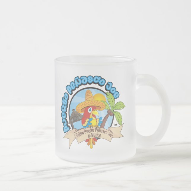 10oz Mexican Themed Frosted Mug (Right)