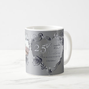10th,11th,20th,25th,70th PhotoWedding Anniversary  Coffee Mug