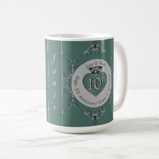 10th/11th/20th/25th/70th/ Wedding Anniversary  Coffee Mug
