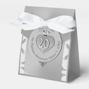 10th,11th,20th,25th,70th Wedding Anniversary  Favour Box
