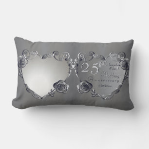 10th,11th,20th,25th,70th Wedding Anniversary Lumb Lumbar Cushion